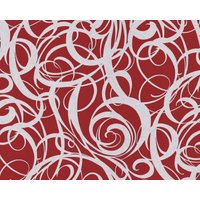 Edem - Grafik Tapete 81136BR25 heißgeprägte Vliestapete mit abstraktem Muster und metallischen Akzenten rot purpur-rot silber 10,65 m2 - rot von EDEM