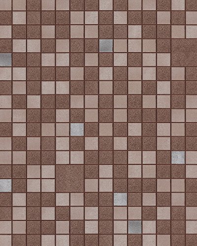 Küchen Bad Tapete EDEM 1033-17 Vinyltapete geprägt mit geometrischen Formen und metallischen Akzenten braun beige silber 5,33 m2 von EDEM