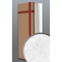 Landhaus Tapete Edem 83006BR60 Vliestapete zum Überstreichen strukturiert mit Ornamenten matt weiß 1 Karton 4 Rollen 106 m2 von EDEM