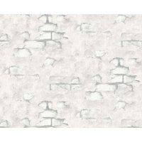 Stein Kacheln Tapete EDEM 819DN50 heißgeprägte Vliestapete leicht strukturiert in Spachteloptik matt weiß hell-grau platin-grau 10,65 m2 Stein Kacheln Tapete EDEM 819DN50 heißgeprägte Vliestapete leicht strukturiert in Spachteloptik matt weiß hell-grau platin-grau 10,65 m2 von EDEM