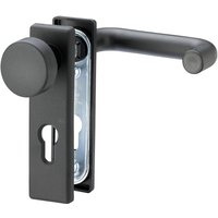 Format FH-Kurzschild-Wechselgarnitur U-Form 9 72 eckig TS 40-66mm PZ KS schwarz von EDI