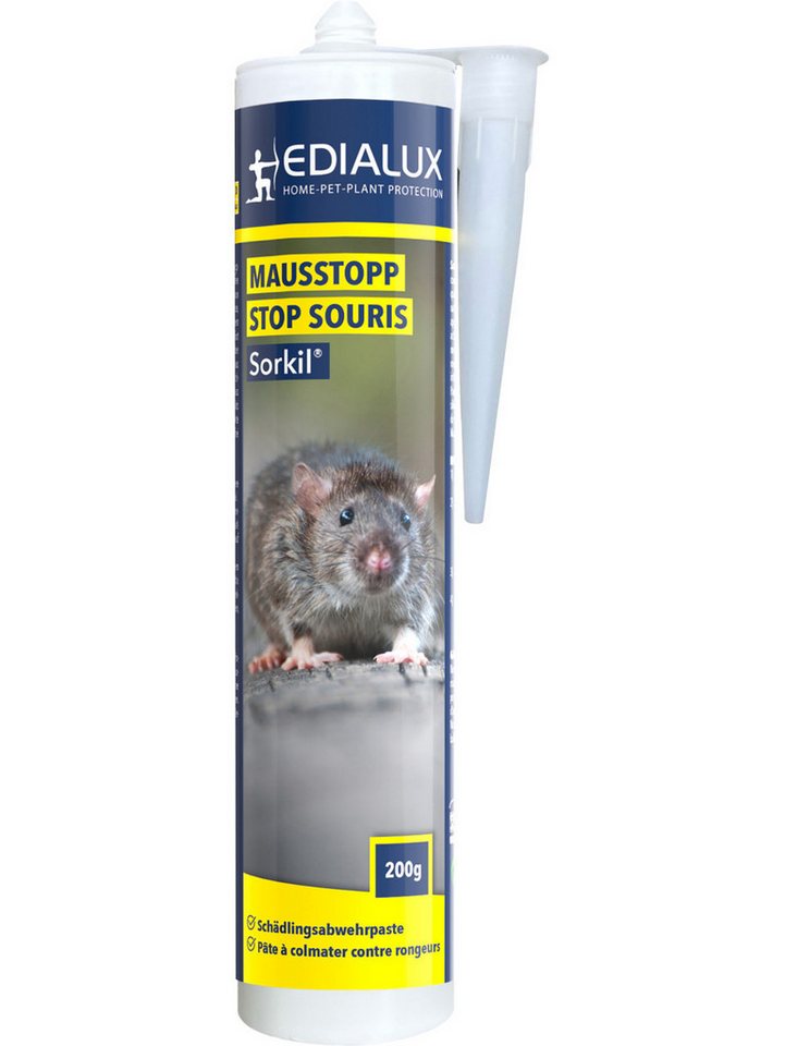 EDIALUX Vergrämungsmittel Edialux Schädlingsabwehrpaste Mausstopp Sorkil, 0.2 l EDIALUX Vergrämungsmittel Edialux Schädlingsabwehrpaste Mausstopp Sorkil, 0.2 l von EDIALUX