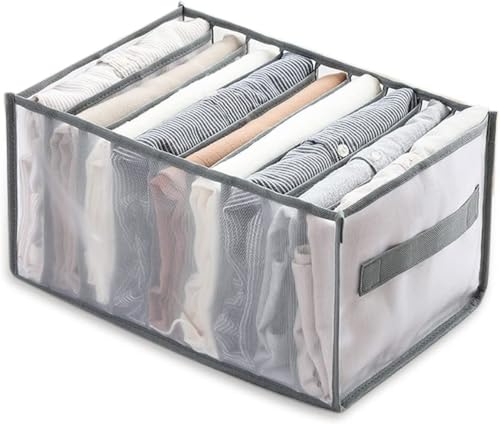 EDIBAZZAR Kleiderorganisator - Kleidersammler für mehr Ordnung - Maximieren Sie Ihren Stauraum - Schrankorganisation leicht gemacht - Nylon - Weiß - 9 Fächer EDIBAZZAR Kleiderorganisator - Kleidersammler für mehr Ordnung - Maximieren Sie Ihren Stauraum - Schrankorganisation leicht gemacht - Nylon - Weiß - 9 Fächer von EDIBAZZAR
