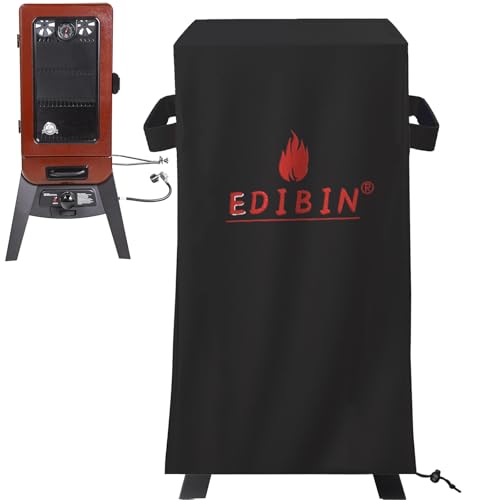 Smoker Abdeckung für Pit Boss Grills PBV3G1 Vertikaler Smoker, wasserdichte Grillabdeckung für Pit Boss Vertical Smoker - 58,4 cm D x 55,9 cm B x 119,4 cm H von EDIBIN