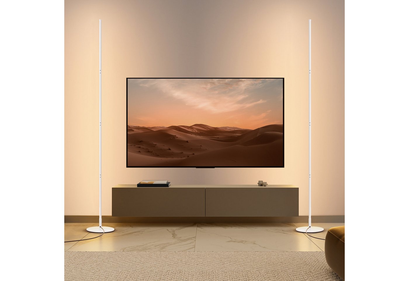 EDISHINE LED Stehlampe Wohnzimmer, LED fest integriert, Dimmbar, Höhenverstellbar EDISHINE LED Stehlampe Wohnzimmer, LED fest integriert, Dimmbar, Höhenverstellbar von EDISHINE