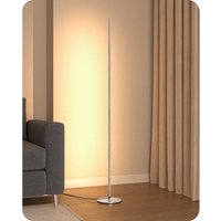 EDISHINE Stehlampe Wohnzimmer 3000K, LED Stehlampe Dimmbar mit Memory-Funktion, höhenverstellbar 146 cm, Silber EDISHINE Stehlampe Wohnzimmer 3000K, LED Stehlampe Dimmbar mit Memory-Funktion, höhenverstellbar 146 cm, Silber von EDISHINE