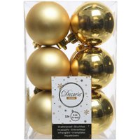 12 EDM Kugeln - Weihnachtsgeist - vergoldet - 71869 12 EDM Kugeln - Weihnachtsgeist - vergoldet - 71869 von Decoris