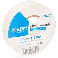 Isolierband 20m x 19mm weiß EDM 47010 Isolierband 20m x 19mm weiß EDM 47010 von EDM