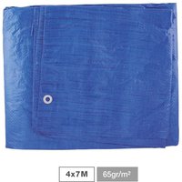 65 g 4 x 7 m blaue Markise von EDM