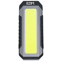 Aluminium-LED-Taschenlampe 10 w, 3 LEDs, 1000 lm, 2 x 2000 mAh EDM von EDM