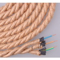 EDM - cable de cuerda de yute trenzado 3x0,75mm 20m von EDM