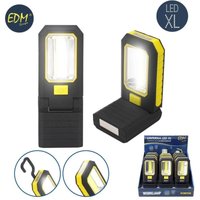 Cob LED-Taschenlampe, 3 x 200 lm LEDs mit Haken und Magnet, 3 x AAA-Batterien inklusive EDM Cob LED-Taschenlampe, 3 x 200 lm LEDs mit Haken und Magnet, 3 x AAA-Batterien inklusive EDM von EDM