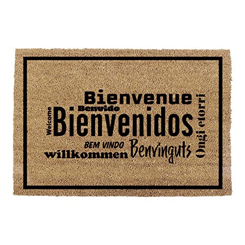 EDM Doormat 60 x 40 cm Welcome Model Languages von EDM