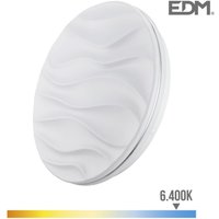 Wandleuchte super led anbauleuchte 12w 1160lm 6500k ø27x6cm modell desert EDM von EDM