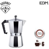 Gourmet Kitchen - 6 Tassen Aluminium Kaffeemaschine von GOURMET KITCHEN