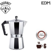EDM - Gourmet Kitchen 6-Tassen-Kaffeemaschine aus Aluminium EDM - Gourmet Kitchen 6-Tassen-Kaffeemaschine aus Aluminium von EDM
