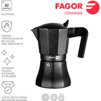 Tiramisu 3-Tassen-Aluminium-Kaffeemaschine 3004 Fagor von Fagor