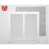 EDM - E3/87521 Rejilla C/Mosq Alum 0.6 Blanco Lacado 300X300Mm (g) von EDM