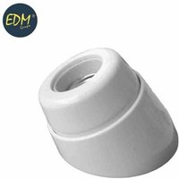 EDM - E27-Lampenfassung, gebogene Porzellanfassung (eingeschweißt) von EDM