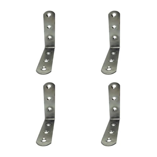 EDM 86094 An24 Winkelwinkel, Edelstahl, 10 x 10 x 1,9 cm, 4 Stück, Marke: EDM Product - EAN: 8425998860948 von EDM