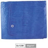 EDM - 90 g 8 x 12 m blaue Markise EDM - 90 g 8 x 12 m blaue Markise von EDM