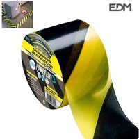 EDM - Klebeband gelb-schwarz 30m x 50mm von EDM