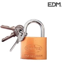 Vorhängeschloss 50mm 3 Grundlegende EDM Schlüssel von EDM