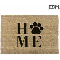 Fußmatte 60x40cm Modell home Hund Fußabdruck EDM von EDM
