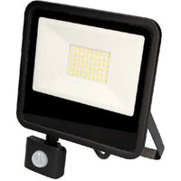 LED-Flutlichtstrahler mit Bewegungsmelder - 50W 4000 Lumen - 4000K- Schwarz - EDM von EDM