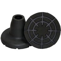 EDM - Spezial-Krückenstockspitze mit Saugnapf, grau, 22x80mm EDM - Spezial-Krückenstockspitze mit Saugnapf, grau, 22x80mm von EDM