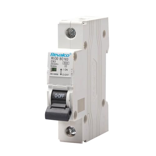 Edp 02512 Magnetothermischer 1P 32A C 6Ka Resid/Trikot, Weiß von EDM