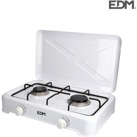 EDM - Emaillierter Gasherd 2 Brenner 46x30x12cm von EDM