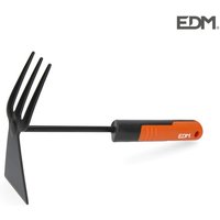 Gartenhacke + Harke 31cm grau/orange Farbe EDM von EDM