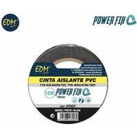 Schwarzes EDM Isolierband in 'Supra'-Qualität, 10 m x 19 mm (Blister 1 Einheit) von EDM