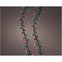 Kompakte LED-Girlande blinkend mehrfarbig pastellfarben 16m 750l grünes Kabel Kompakte LED-Girlande blinkend mehrfarbig pastellfarben 16m 750l grünes Kabel von EDM