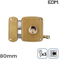 Linkes Schloss 80mm 3 Schlüssel enthalten Linkes Schloss 80mm 3 Schlüssel enthalten von EDM
