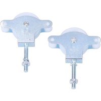 Nylon-Riemenscheibe, 40 mm, Schraube, Packung mit 2 Stück. 85761 von EDM