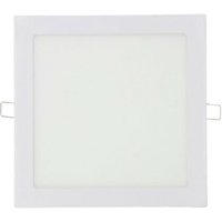 EDM - Quadratischer LED-Spot 22cm - 20W - 1500lm - 6400K - Weißer Rahmen - 31582 von EDM