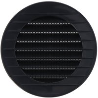 EDM - Runde Einbau-Lüftungsgitter mit Insektenschutz aus abs in Anthrazitgrau Ø8cm Ø11cm EDM - Runde Einbau-Lüftungsgitter mit Insektenschutz aus abs in Anthrazitgrau Ø8cm Ø11cm von EDM