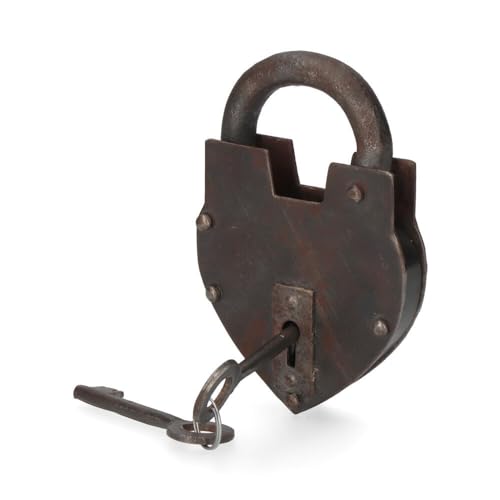 Rustikales Vorhängeschloss mit 2 Schlüsseln, rostfrei, Marke EDM. Rustikales Vorhängeschloss mit 2 Schlüsseln, rostfrei, Marke EDM. von EDM