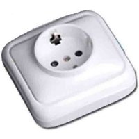 EDM - Schuko-Steckdose, t/tl, Aufputz, "Spa-Serie" (Blisterbeutel) 43152 von EDM