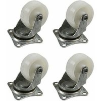 Set mit 4 weißen 32-mm-Rädern von EDM