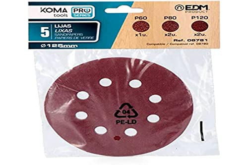 Set mit 5 Schleifscheiben für 08780 KOMA TOOLS PRO SERIES BATTERY von KOMA TOOLS
