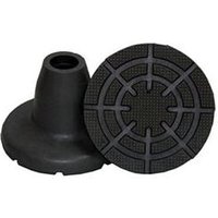 Spezial-Krückenstockspitze mit Saugnapf, grau, 22x80mm Spezial-Krückenstockspitze mit Saugnapf, grau, 22x80mm von EDM