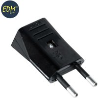 Stecker, 10 a, 250 v, Schwarz, 4 mm (geschrumpft) - EDM von EDM