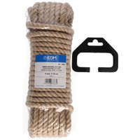 EDM - Strang, 10 m, natürliches Bio-Juteseil, 3 Stränge, 8 mm Stärke 87863 EDM - Strang, 10 m, natürliches Bio-Juteseil, 3 Stränge, 8 mm Stärke 87863 von EDM