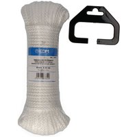 Geflochtener Strang, Nylon, 25m, Granatweiß EDM 87850 von EDM