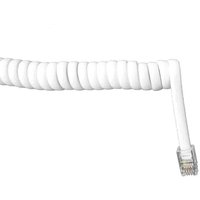 Telefonverlängerung, gewellt, 25m auf 4m, 4-fach, weiß, Stecker-Stecker, 6V EDM 56002 Telefonverlängerung, gewellt, 25m auf 4m, 4-fach, weiß, Stecker-Stecker, 6V EDM 56002 von EDM