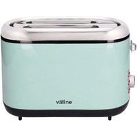 EDM - Toaster 'Sindae' mit 2 Schlitzen und rutschfester Basis (850W 230V) IP20 280x192x182mm Farbe Schwarz und Grün von EDM