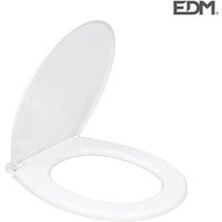 Toilettensitz - basic - weiß - 600gr - mit Schrauben EDM von EDM